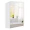 Corner Medicine Cabinet with Mirror with Open Mirror Door and Adjustable Shelf